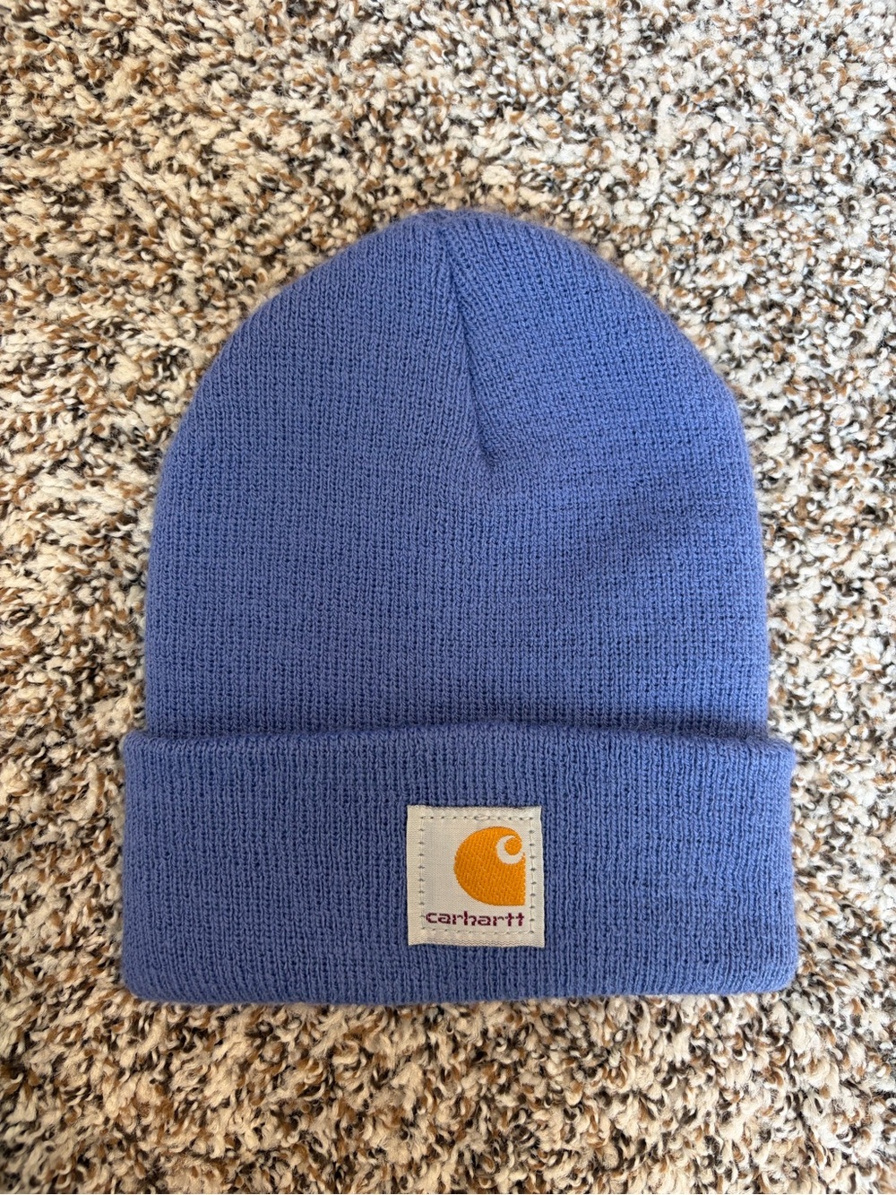 Kids Carhartt Beanie - Carhartt Kids Blue Cuffed Beanie - purple/blue